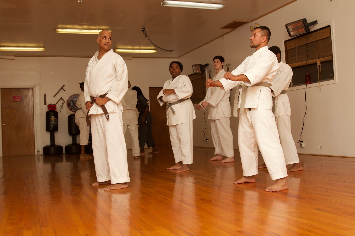 Harry E. Kingslow II, ShareLearn WAY instructor, on the dojo floor.